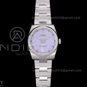 Oyster Perpetual 36mm 126000 904L VSF 1:1 Best Edition 2025 Lavender Purple Dial on 904L SS Bracelet VS3230