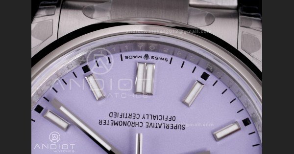 Oyster Perpetual 36mm 126000 904L VSF 1:1 Best Edition 2025 Lavender Purple Dial on 904L SS Bracelet VS3230 - Image 5