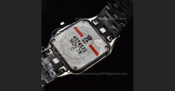 Panthère 22mm BVF 1:1 Best Edition SS White Dial Diamonds Bezel on SS Bracelet Ronda Quartz - Image 8