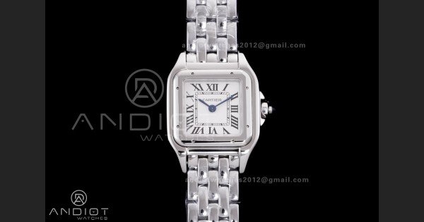 Panthère 22mm BVF 1:1 Best Edition SS White Dial on SS Bracelet Ronda Quartz - Image 3