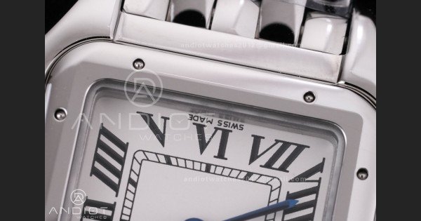 Panthère 22mm BVF 1:1 Best Edition SS White Dial on SS Bracelet Ronda Quartz - Image 5