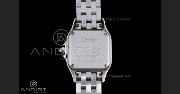 Panthère 22mm BVF 1:1 Best Edition SS White Dial on SS Bracelet Ronda Quartz - Image 6