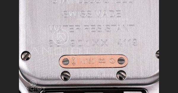 Panthère 27mm BVF 1:1 Best Edition SS/RG White Dial Diamonds Bezel on SS/RG Bracelet Ronda Quartz - Image 6
