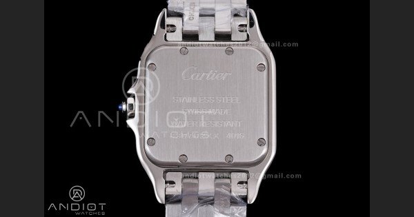 Panthère 27mm BVF 1:1 Best Edition SS White Dial on SS Bracelet Ronda Quartz - Image 5