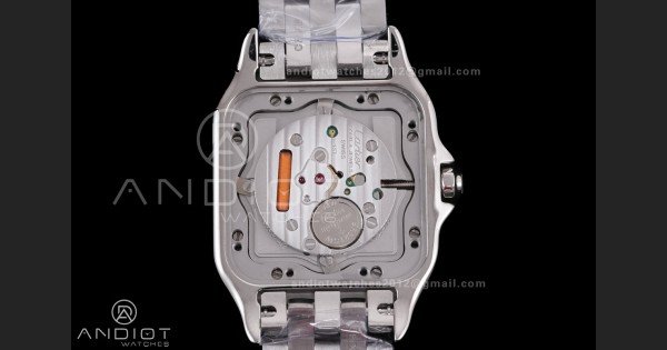 Panthère 27mm BVF 1:1 Best Edition SS White Dial on SS Bracelet Ronda Quartz - Image 8