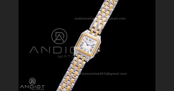 Panthère 27mm BVF 1:1 Best Edition SS/YG White Dial on SS/YG Bracelet Ronda Quartz - Image 2