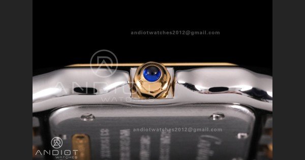 Panthère 27mm BVF 1:1 Best Edition SS/YG White Dial on SS/YG Bracelet Ronda Quartz - Image 9
