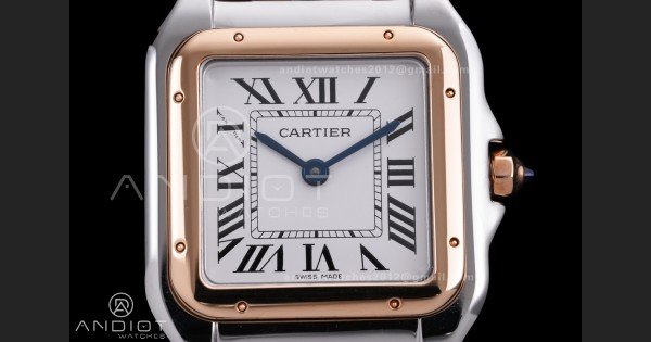 Panthère Ladies 27mm SS/RG AF 1:1 Best Edition White Dial on SS/RG Bracelet Ronda Quartz - Image 4