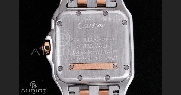 Panthère Ladies 27mm SS/RG AF 1:1 Best Edition White Dial on SS/RG Bracelet Ronda Quartz - Image 6