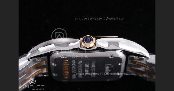 Panthère Ladies 27mm SS/YG AF 1:1 Best Edition White Dial on SS/YG Bracelet Ronda Quartz - Image 9