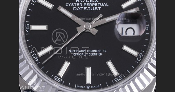 QF 41mm Datejust 126334 Black Dial 904L SS with Added Weight Bezel and Jubilee Bracelet, Approx. 149g - Image 5
