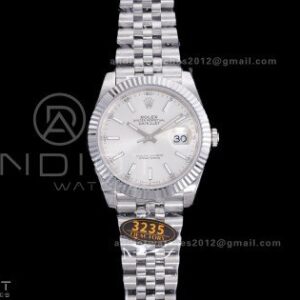 QF 41mm Datejust 126334 Sliver Dial 904L SS with Added Weight Bezel and Jubilee Bracelet, Approx. 149g