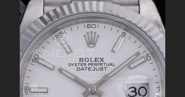 QF 41mm Datejust 126334 White Dial 904L SS with Added Weight Bezel and Jubilee Bracelet, Approx. 149g - Image 4