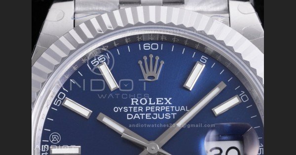 QF41mm Datejust 126334 Blue Dial 904L SS with Added Weight Bezel and Jubilee Bracelet, Approx. 149g - Image 4