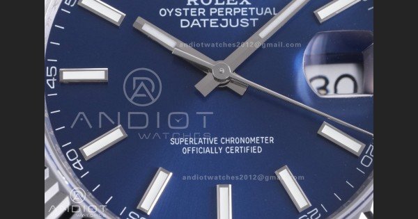 QF41mm Datejust 126334 Blue Dial 904L SS with Added Weight Bezel and Jubilee Bracelet, Approx. 149g - Image 5