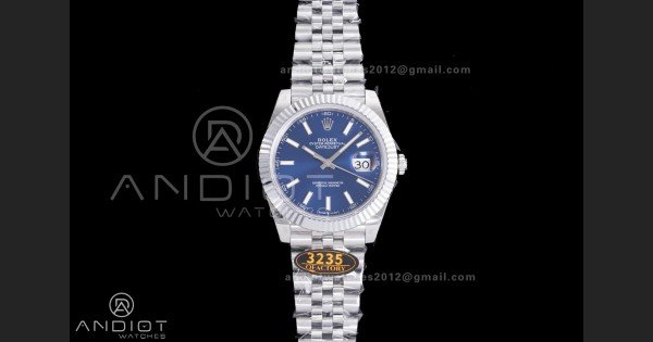 QF41mm Datejust 126334 Blue Dial 904L SS with Added Weight Bezel and Jubilee Bracelet, Approx. 149g