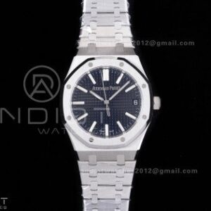 Royal Oak 41mm 15510 SS DDF 1:1 Best Edition Black Dial on SS Bracelet DD4302 Super Clone
