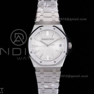 Royal Oak 41mm 15510 SS DDF 1:1 Best Edition Silver Dial on SS Bracelet DD4302 Super Clone