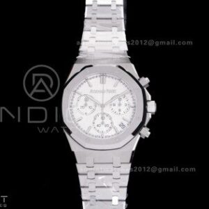 Royal Oak Chrono 26240 SS DDF 1:1 Best Edition Silver Dial on SS Bracelet DD4401 Super Clone