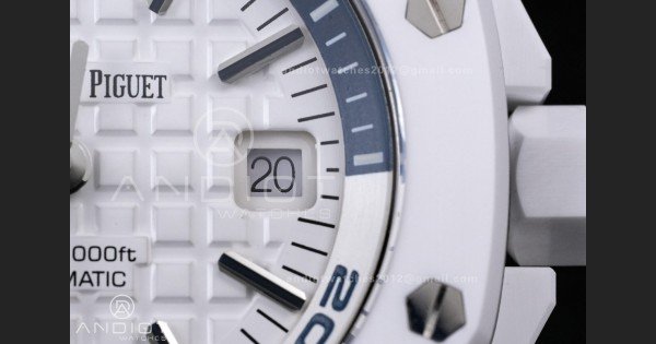 Royal Oak Offshore Diver 15707 White Ceramic APSF 1:1 Best Edition SA3120 Super Clone - Image 6