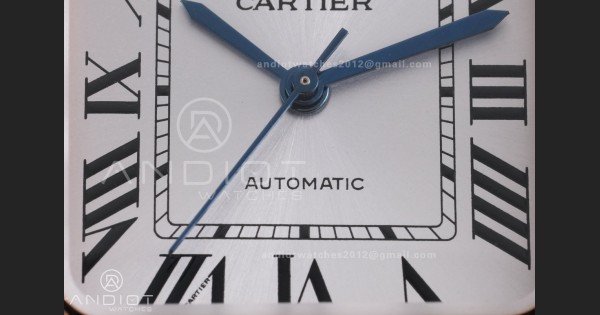 Santos de Cartier 35mm BVF 1:1 Best Edition RG White Dial Diamond Bezel on YG Smart-Links Bracelet MIYOTA 9039 - Image 5