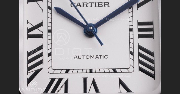 Santos de Cartier 35mm SS BVF 1:1 Best Edition White Dial on SS SmartLinks Bracelet MIYOTA 9015 - Image 5