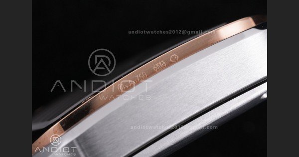 Santos de Cartier 35mm SS/RG AF 1:1 Best Edition White Dial on SS SmartLinks Bracelet MIYOTA 9015 - Image 9