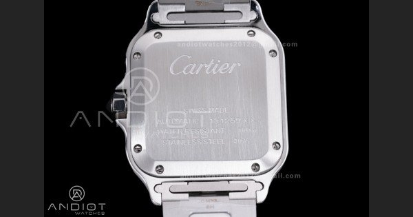 Santos de Cartier 35mm SS/YG AF 1:1 Best Edition White Dial on SS SmartLinks Bracelet MIYOTA 9015 - Image 7