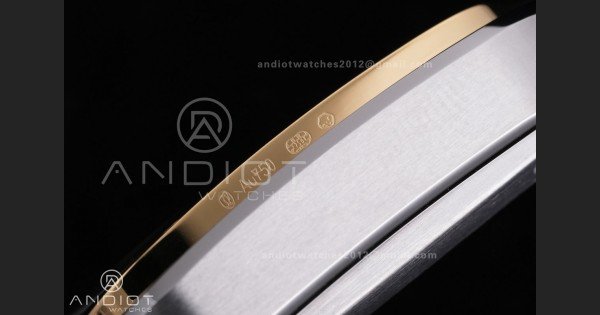 Santos de Cartier 35mm SS/YG AF 1:1 Best Edition White Dial on SS SmartLinks Bracelet MIYOTA 9015 - Image 9