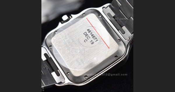 Santos de Cartier 40mm SS 2018 BVF 1:1 Best Edition White Dial on SS SmartLinks Bracelet MIYOTA 9015 V2 - Image 9