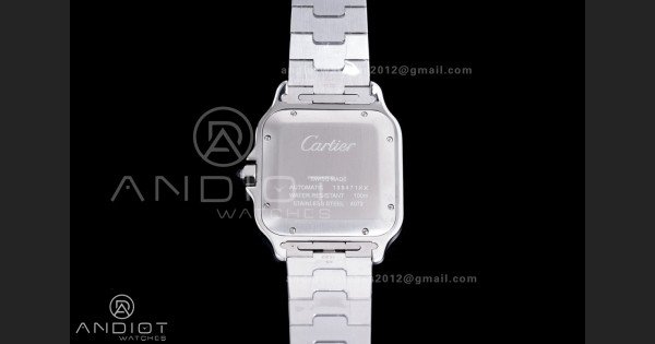 Santos de Cartier 40mm SS AF 1:1 Best Edition Blue Dial on SS SmartLinks Bracelet MIYOTA 9015 - Image 7