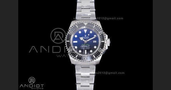 Sea-Dweller 126660 Deep Sea Blue C+F 1:1 Cameron Best Edition 904L SS Case and Bracelet VR3235
