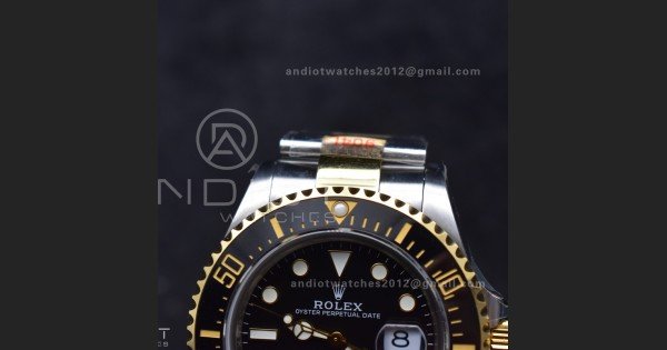Sea-Dweller Two Tone SS/YG 126603 GMF Best Edition Black Dial on SS/YG Bracelet A2824 V3 - Image 6