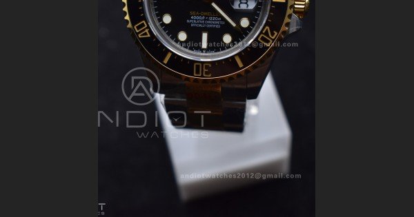 Sea-Dweller Two Tone SS/YG 126603 GMF Best Edition Black Dial on SS/YG Bracelet A2824 V3 - Image 7