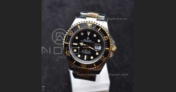 Sea-Dweller Two Tone SS/YG 126603 GMF Best Edition Black Dial on SS/YG Bracelet A2824 V3