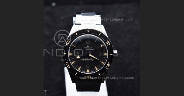 Seamaster 300 Heritage VSF 1:1 Best Edition Black Dial on SS Bracelet A8912 Super Clone - Image 2
