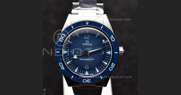 Seamaster 300 Heritage VSF 1:1 Best Edition Blue Dial on SS Bracelet A8912 Super Clone - Image 4