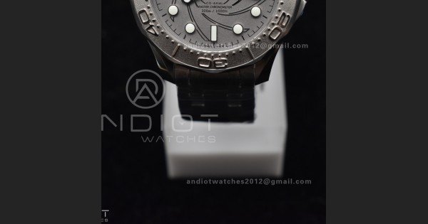 Seamaster 300M 007 Platinum VSF 1:1 Best Edition Gray Dial on SS Bracelet A8807 - Image 7