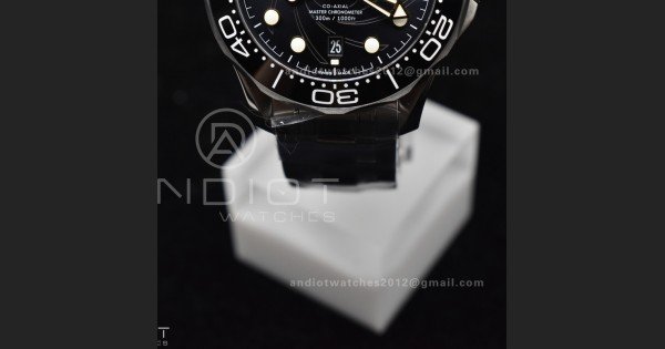 Seamaster Diver 300M VSF 1:1 Best Edition James Bond 007 Black Ceramic Black Dial On SS Bracelet A8800 - Image 7