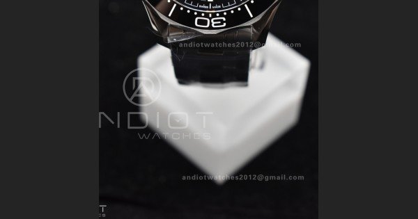 Seamaster Diver 300M VSF 1:1 Best Edition James Bond 007 Black Ceramic Black Dial On SS Bracelet A8800 - Image 8