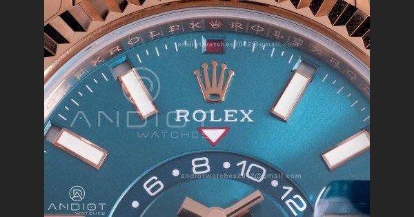 Skydweller 336935 RG Noob 1:1 Best Edition Blue Dial on RG Oyster Bracelet A9002 V2 - Image 4