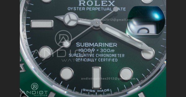 Submariner 116610 LV Green Ceramic 904L Steel VSF 1:1 Hulk Best Edition VS3135 - Image 5
