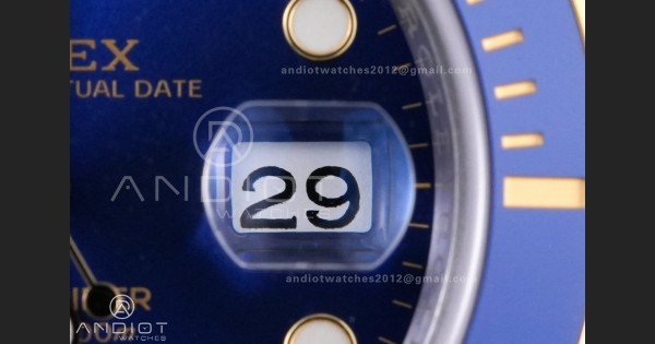 Submariner 116613LB Blue Ceramic 904L Steel/YG RCF 1:1 Best Edition Blue Dial DD3135 184g (Gain Weight) - Image 8