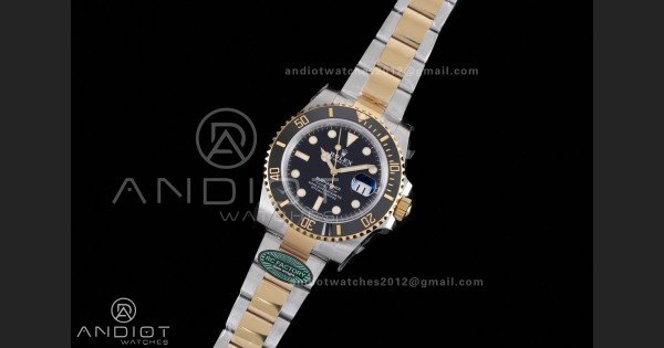 Submariner 116613LN Blue Ceramic 904L Steel/YG RCF 1:1 Best Edition Blue Dial DD3135 184g (Gain Weight) - Image 2