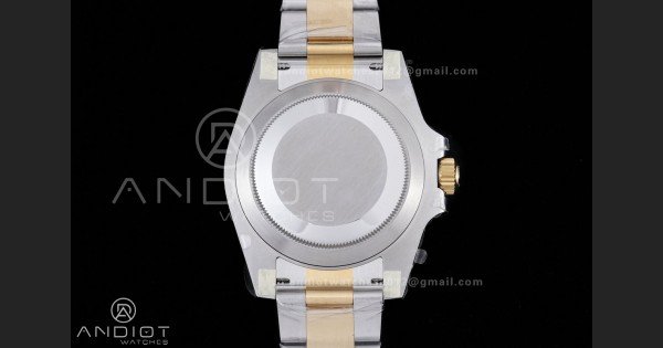 Submariner 116613LN Blue Ceramic 904L Steel/YG RCF 1:1 Best Edition Blue Dial DD3135 184g (Gain Weight) - Image 9