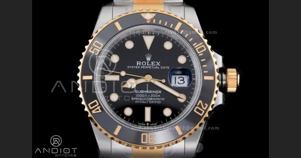 Submariner 126613 LN SS/YG Black Ceramic 904L Steel VSF 1:1 Best Edition VS3235 - Image 3