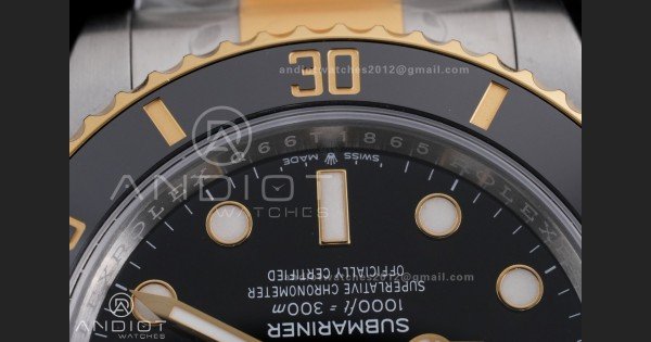 Submariner 126613 LN SS/YG Black Ceramic 904L Steel VSF 1:1 Best Edition VS3235 - Image 6