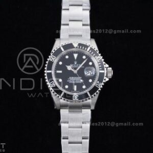 Submariner 16610 LN Black 904L Steel TMF 1:1 Best Edition on SS Bracelet SH3135