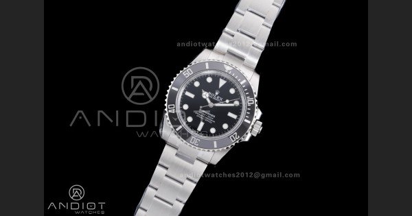 Submariner 41mm 124060 No Date Black Ceramic 904L Steel VSF 1:1 Best Edition VS3230 - Image 2