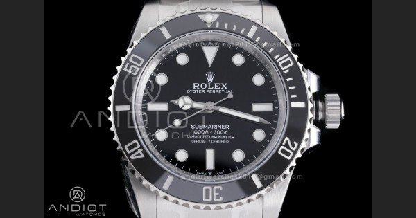 Submariner 41mm 124060 No Date Black Ceramic 904L Steel VSF 1:1 Best Edition VS3230 - Image 3